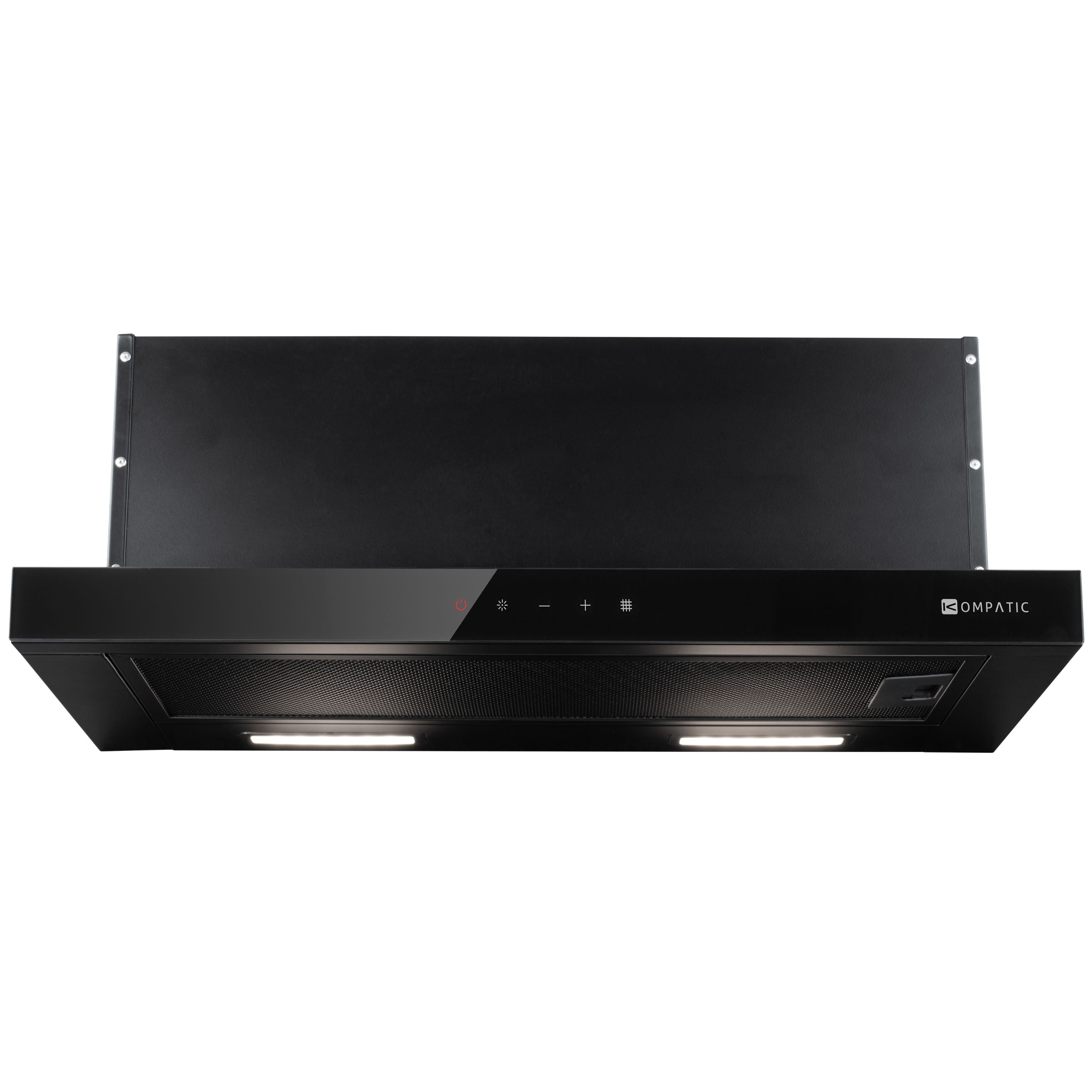Cooker Hood Aira 60 Black Telescopic Kompatic