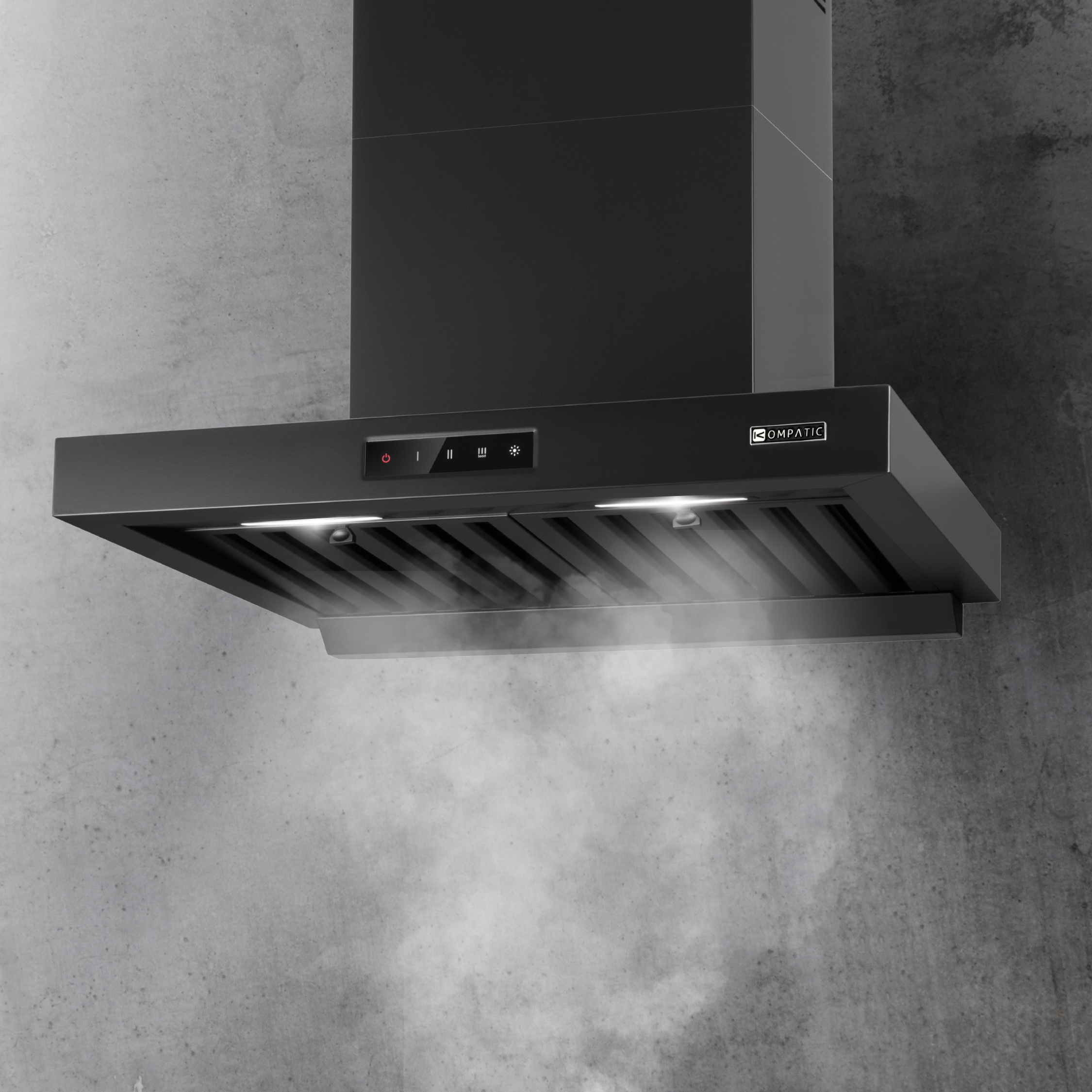 Cooker Hood Form 60 Black Wall Kompatic