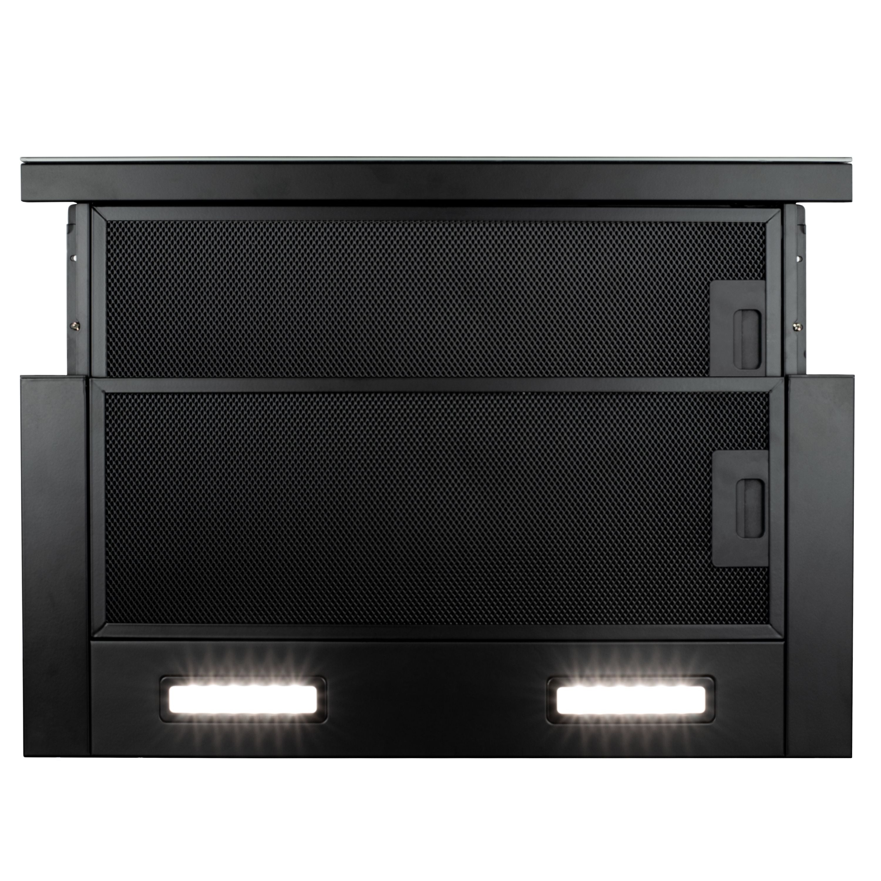 Cooker Hood Aira 60 Black Telescopic Kompatic