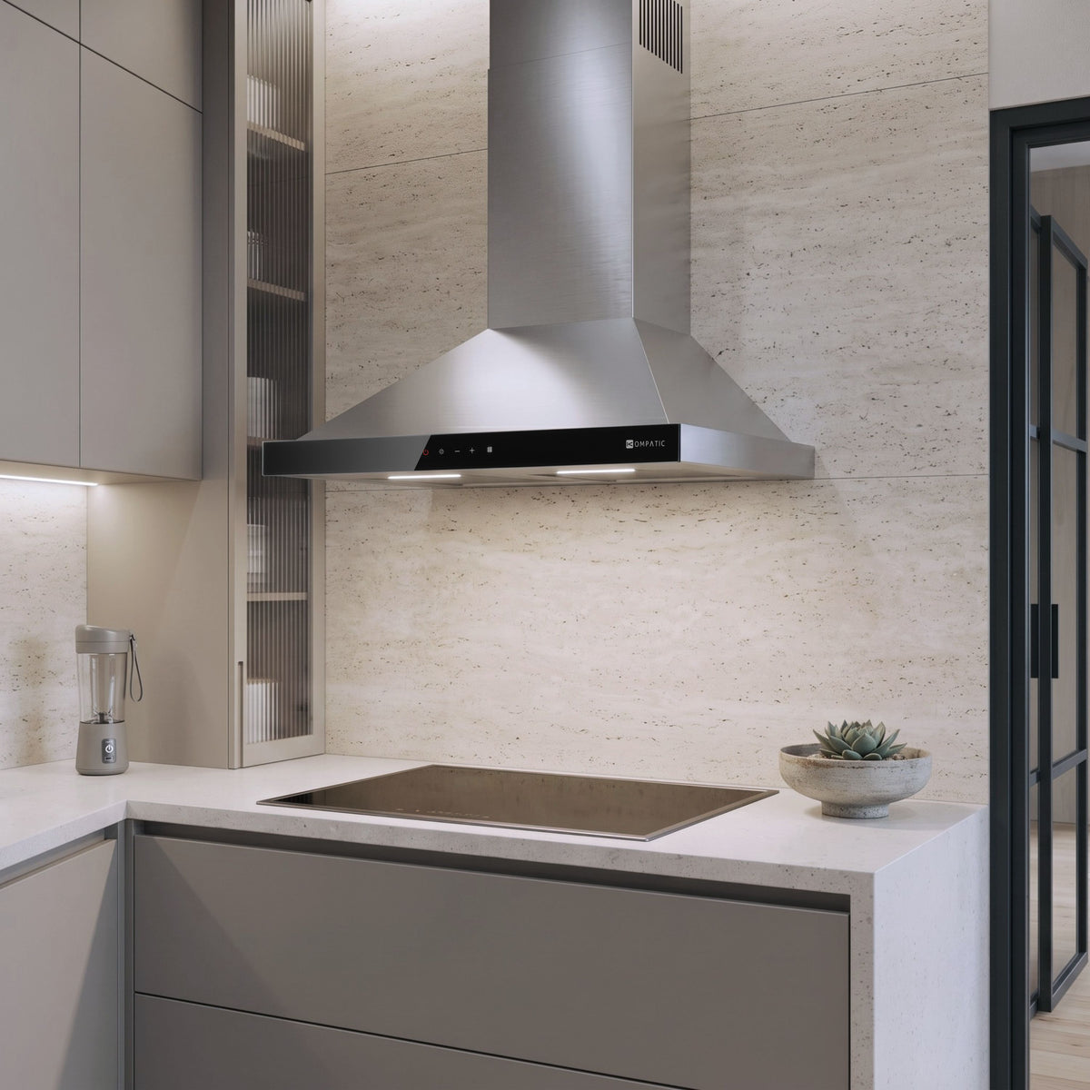 KALVW60 Cooker Hood Alvia 60 Stainless Steel Wall Kompatic