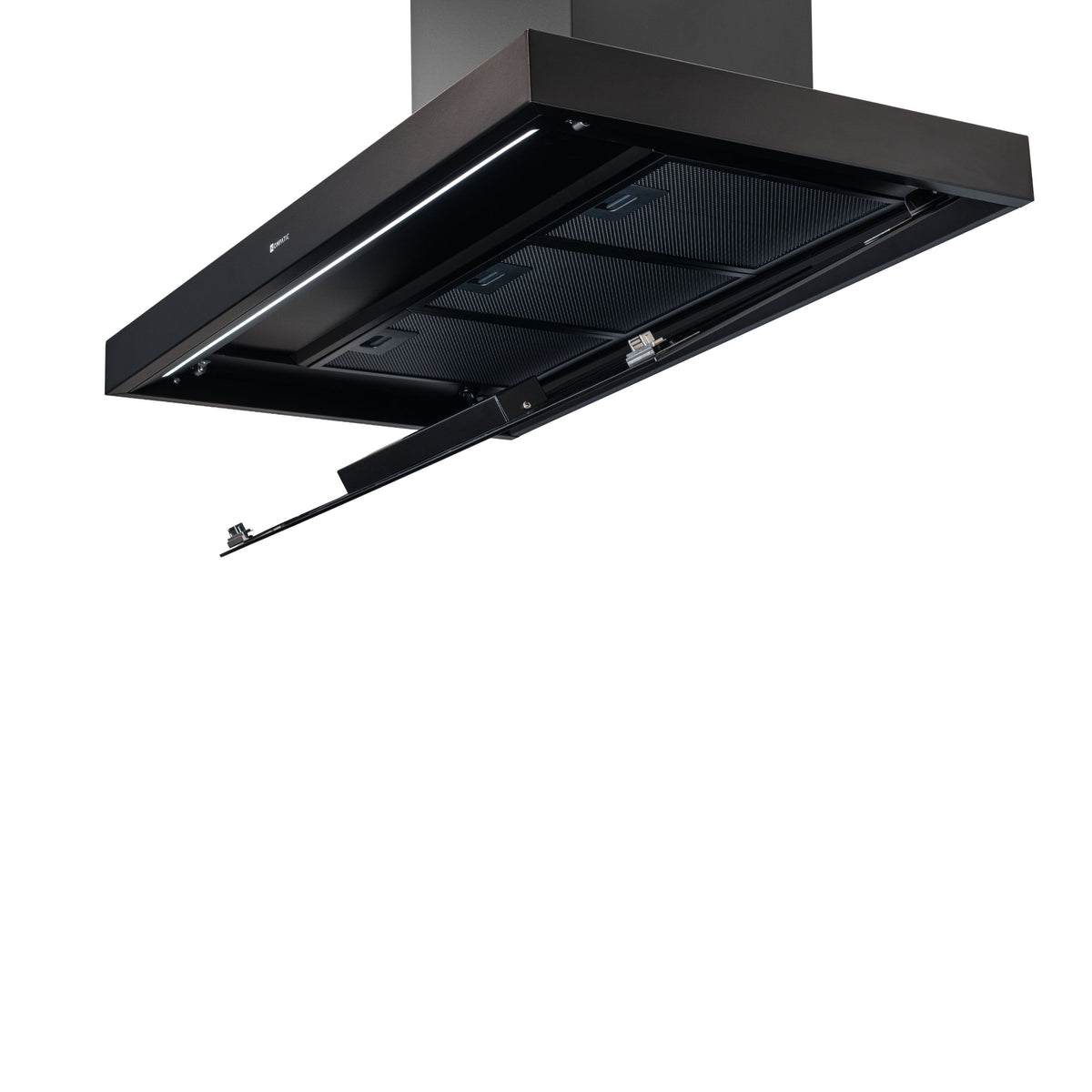 KPYR90WB Cooker Hood Yara 90 Wb Black Wall Kompatic