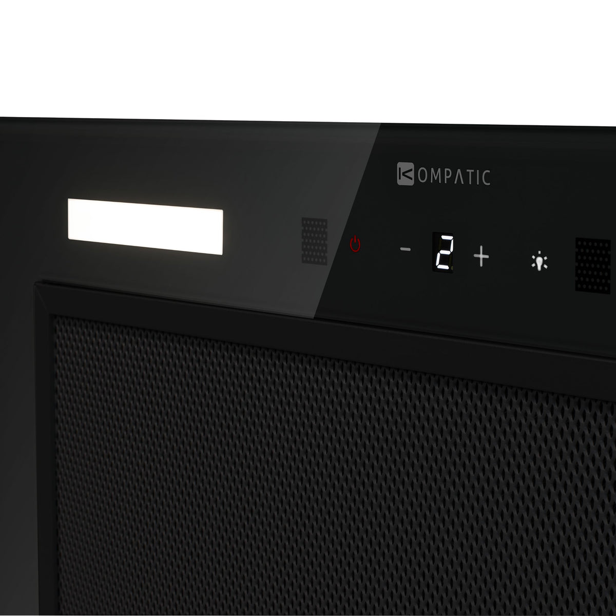 KCLE50BIC Cooker Hood Cleo 50 Bb Black Built-In Carbon Filters Kompatic