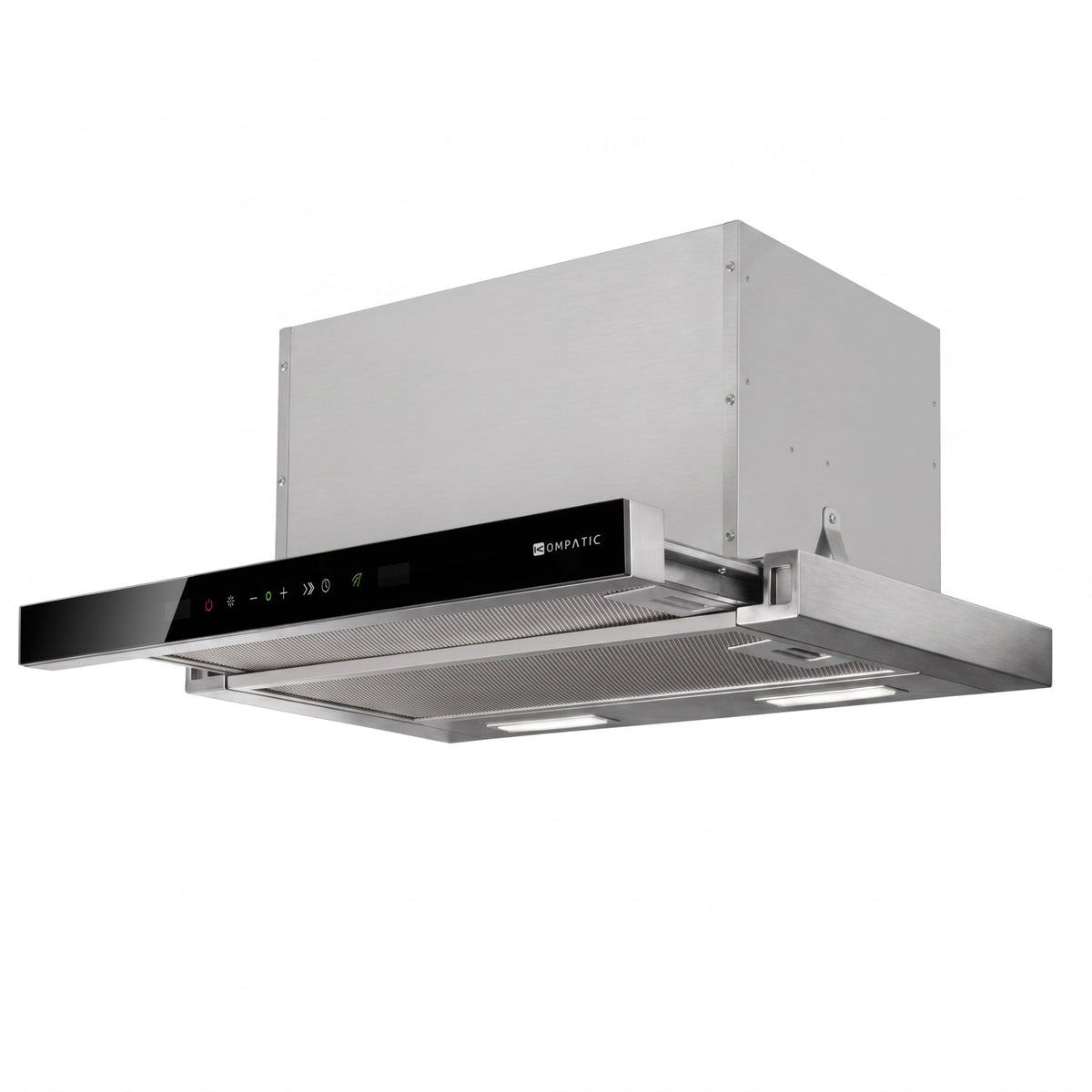 KNA60TS Cooker Hood Novia 60 Stainless Steel Telescopic 800 M3/H Telescopic Kompatic
