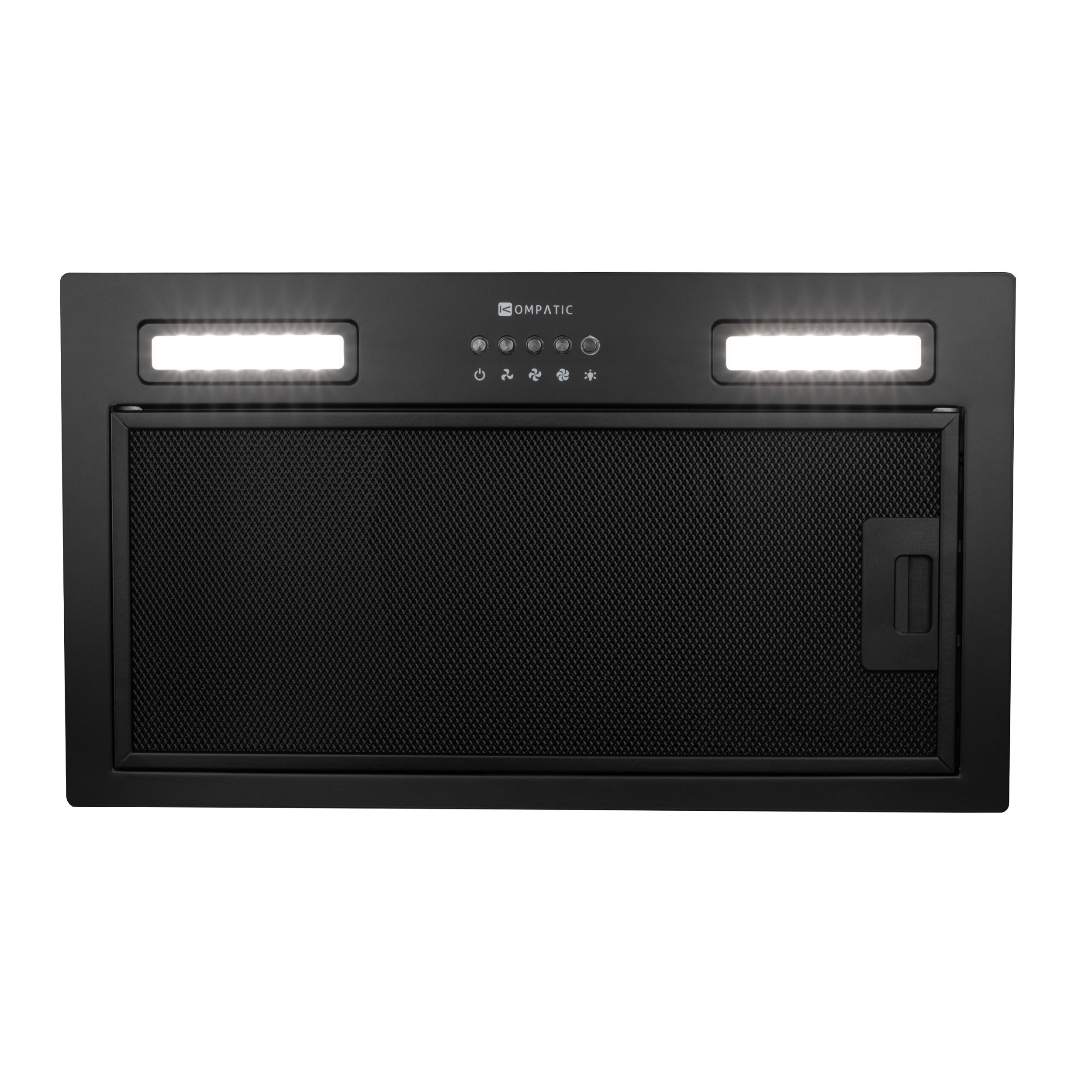 Cooker Hood Lane 50 Black Built-In 55W Brushless Dc Motor Kompatic