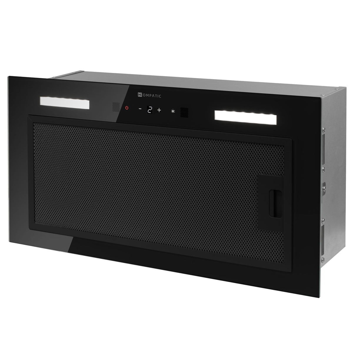 KCLE50BIC Cooker Hood Cleo 50 Bb Black Built-In Carbon Filters Kompatic