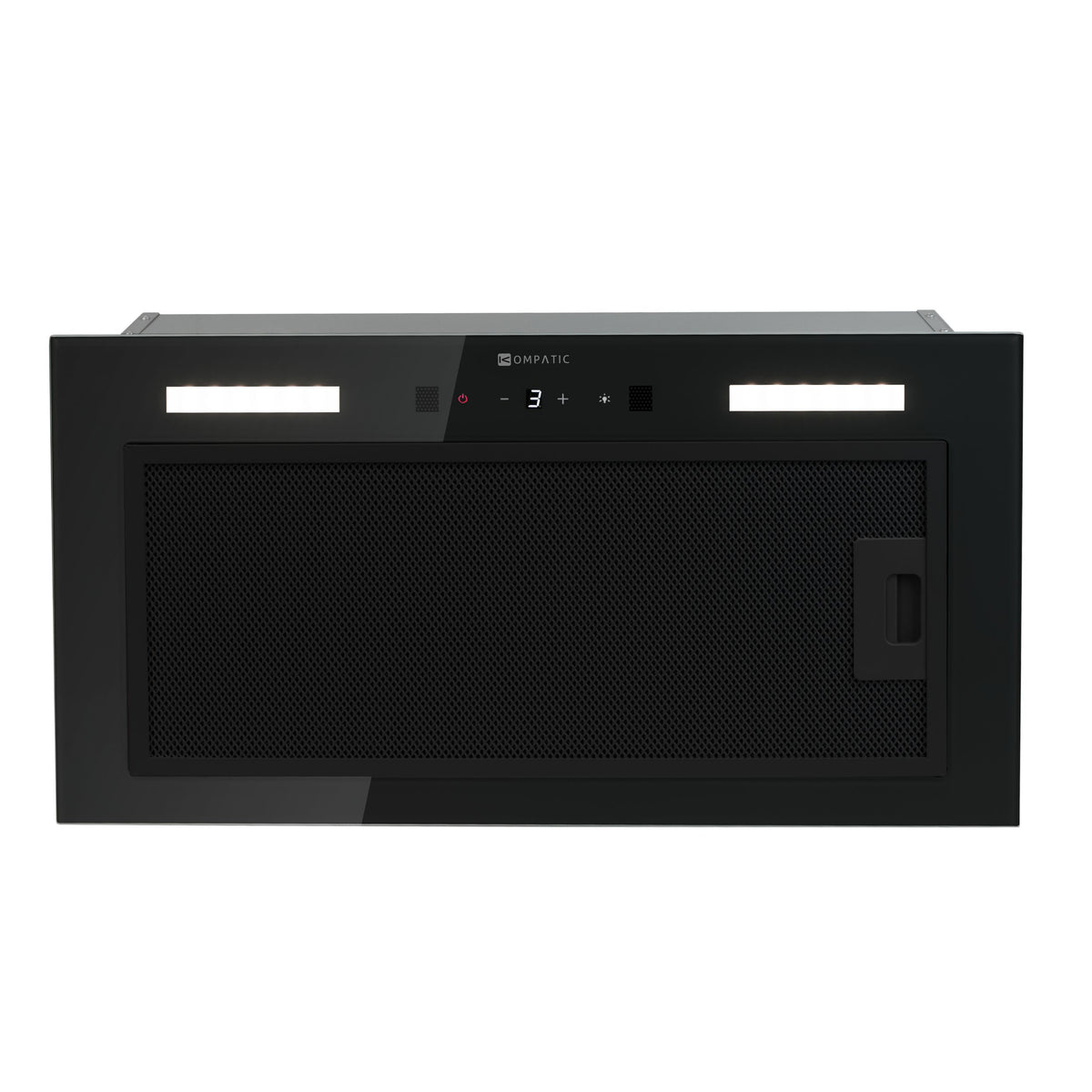 KCLE50BIC Cooker Hood Cleo 50 Bb Black Built-In Carbon Filters Kompatic