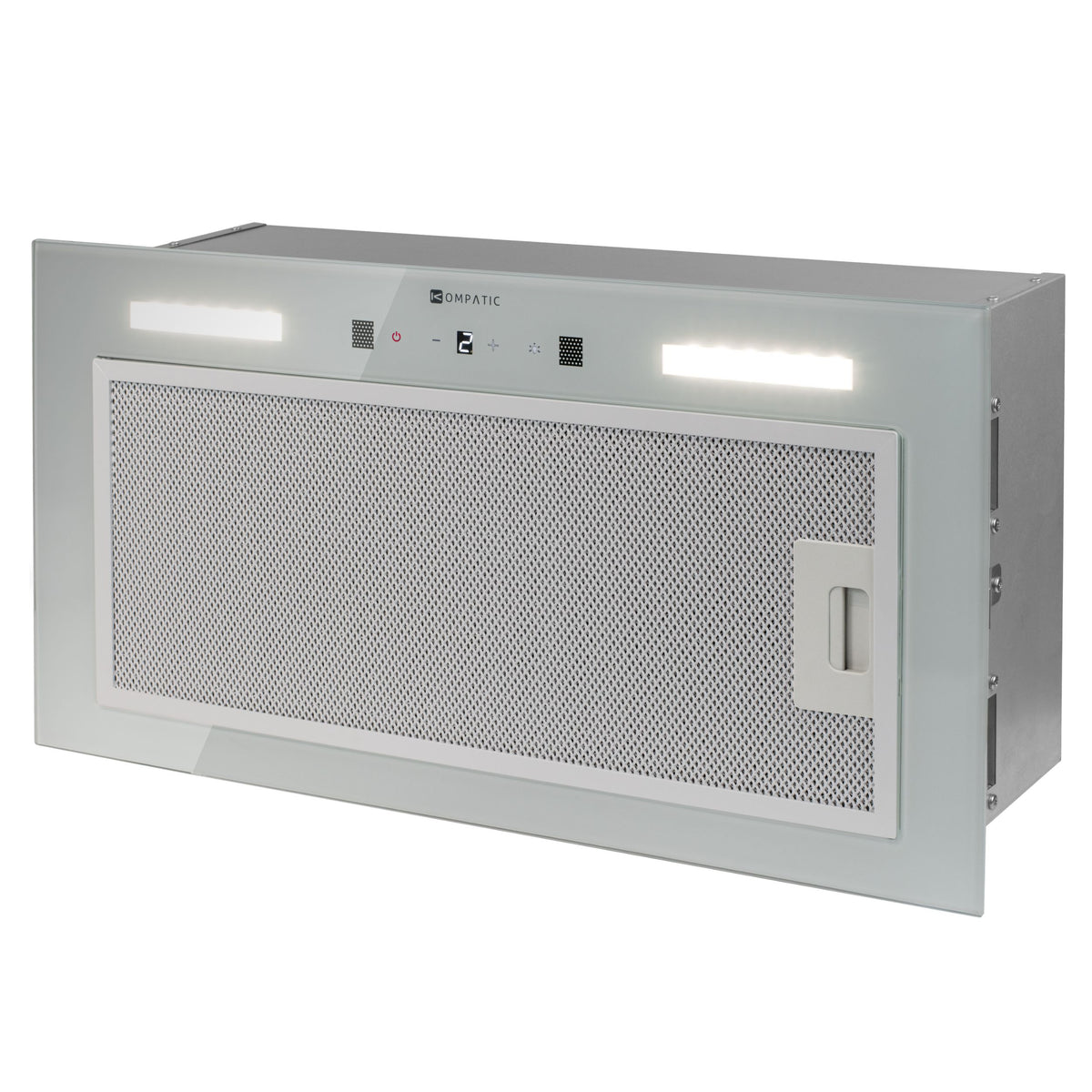 KCLE50SIC Cooker Hood Cleo 50 Bs White Built-In Carbon Filters Kompatic